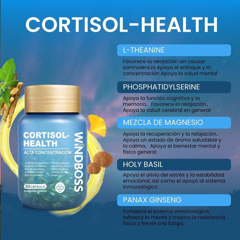 Multivitamínico de apoyo para el cortisol y el mioinositol
