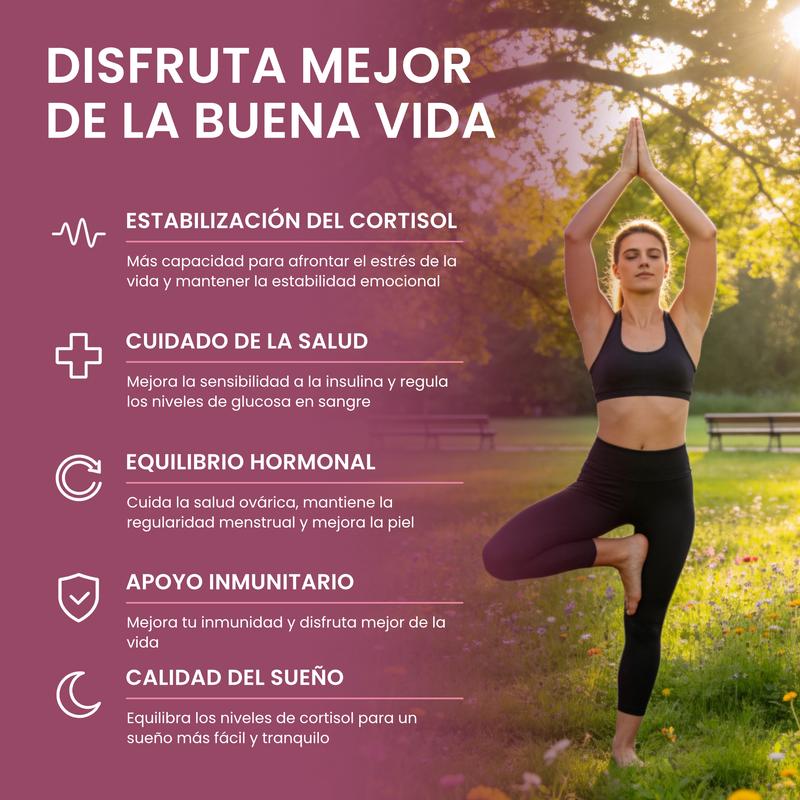 Multivitamínico de apoyo para el cortisol y el mioinositol