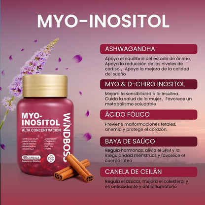 Multivitamínico de apoyo para el cortisol y el mioinositol